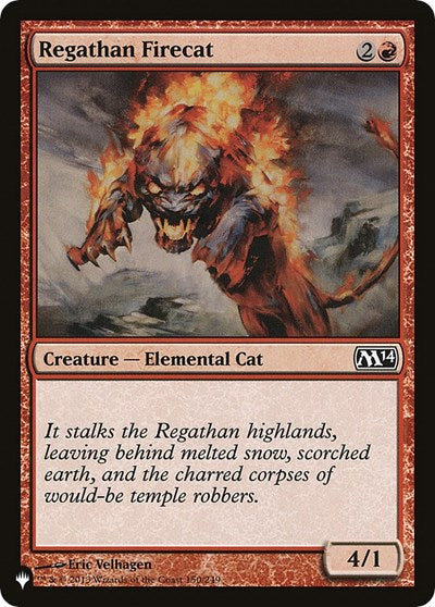 Regathan Firecat (The List) Near Mint