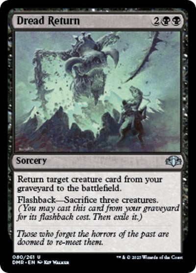 Dread Return (Dominaria Remastered) Near Mint Foil