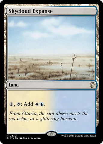 Skycloud Expanse (Commander: Bloomburrow) Near Mint