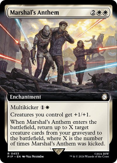Marshal's Anthem (Extended Art) (Universes Beyond: Fallout) Near Mint