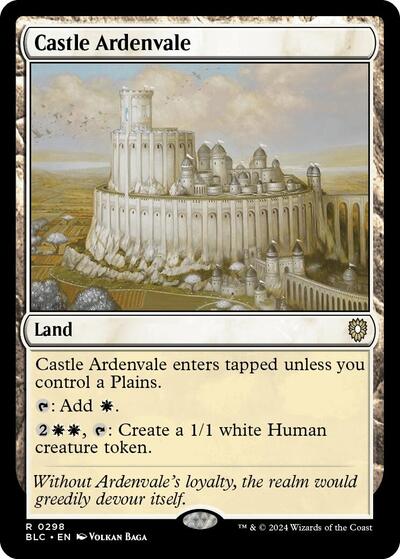 Castle Ardenvale (Commander: Bloomburrow) Near Mint