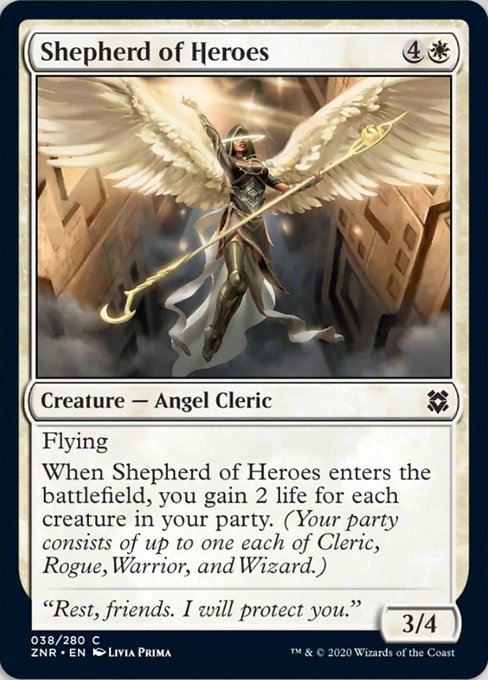 Shepherd of Heroes (Zendikar Rising) Near Mint Foil