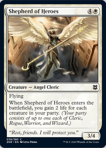 Shepherd of Heroes (Zendikar Rising) Near Mint Foil