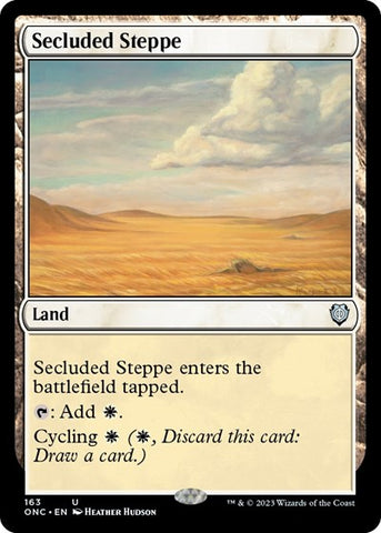 Secluded Steppe (Commander: Phyrexia: All Will Be One) Near Mint