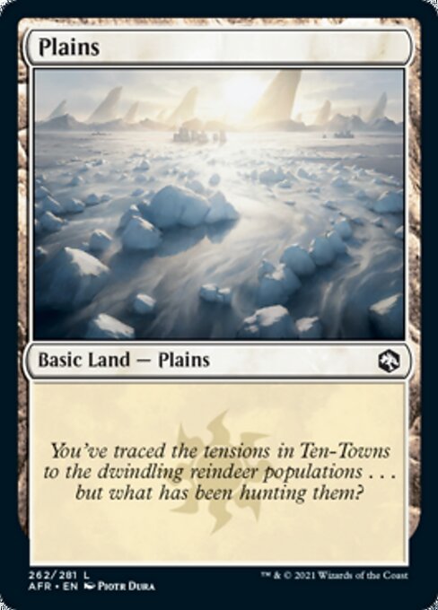 Plains (262) (Adventures in the Forgotten Realms) Near Mint