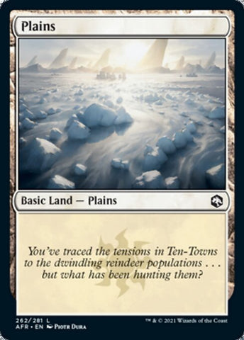 Plains (262) (Adventures in the Forgotten Realms) Near Mint