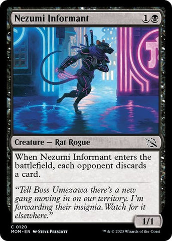 Nezumi Informant (March of the Machine) Near Mint Foil