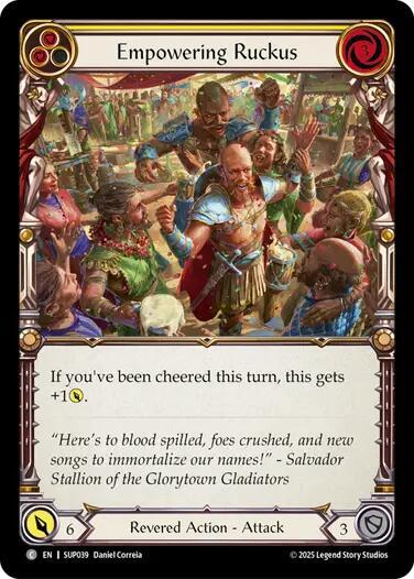 Empowering Ruckus (Super Slam) Near Mint