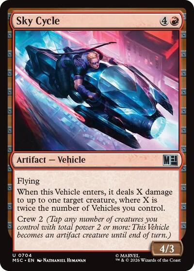 Sky Cycle (Commander: Marvel Super Heroes) Near Mint Foil