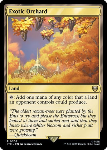 Exotic Orchard (Commander: The Lord of the Rings: Tales of Middle-earth) Near Mint