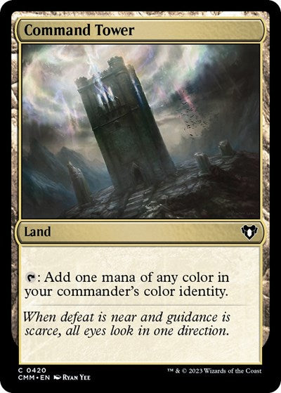 Command Tower (Commander Masters) Near Mint Foil