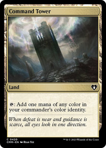 Command Tower (Commander Masters) Near Mint Foil