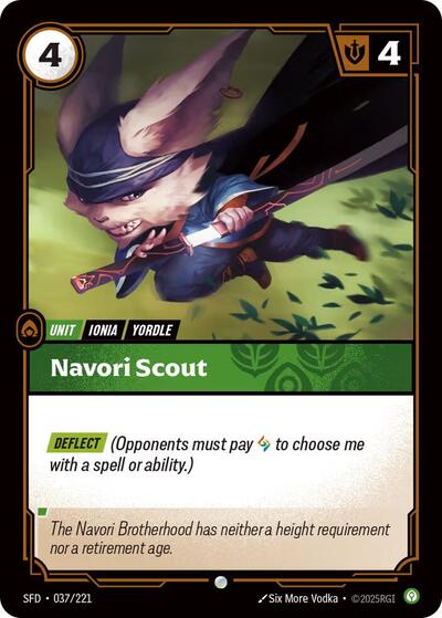 Navori Scout (Spiritforged) Near Mint Foil