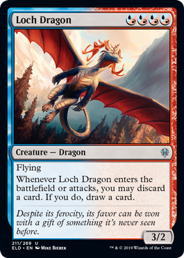 Loch Dragon (Throne of Eldraine) Near Mint