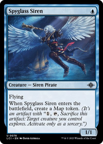 Spyglass Siren (The Lost Caverns of Ixalan) Near Mint Foil