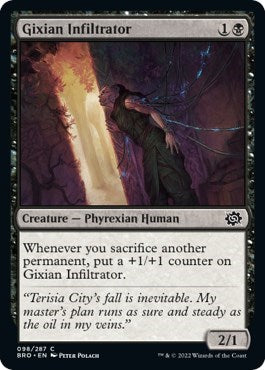 Gixian Infiltrator (The Brothers' War) Near Mint Foil