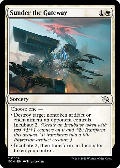 Sunder the Gateway (March of the Machine) Near Mint