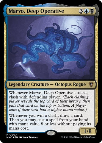 Marvo, Deep Operative (Commander: Murders at Karlov Manor) Near Mint Foil