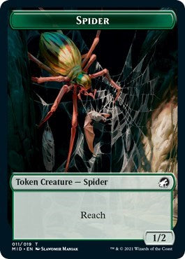 Spider Token (Innistrad: Midnight Hunt) Near Mint