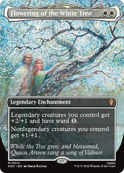 Flowering of the White Tree (Borderless) (The Hobbit: Eternal-Legal) Near Mint Foil