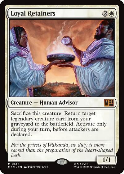 Loyal Retainers (Commander: Marvel Super Heroes) Near Mint