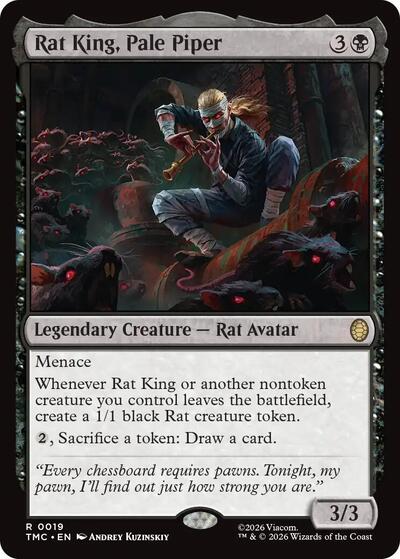 Rat King, Pale Piper (Commander: Teenage Mutant Ninja Turtles) Near Mint Foil