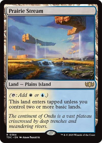 Prairie Stream (Commander: Tarkir: Dragonstorm) Near Mint