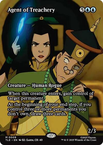 Agent of Treachery (Borderless) (Avatar: The Last Airbender: Eternal-Legal) Near Mint Foil