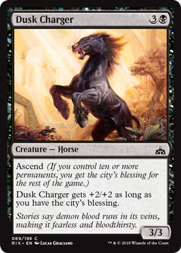 Dusk Charger (Rivals of Ixalan) Near Mint Foil