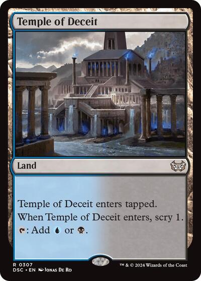 Temple of Deceit (Commander: Duskmourn: House of Horror) Near Mint