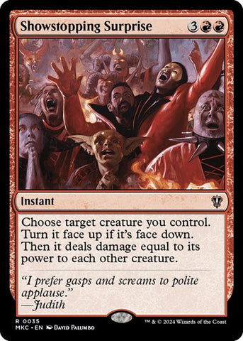 Showstopping Surprise (Commander: Murders at Karlov Manor) Near Mint