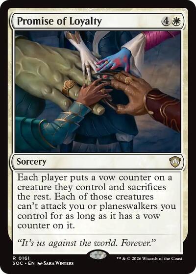 Promise of Loyalty (Commander: Secrets of Strixhaven) Near Mint