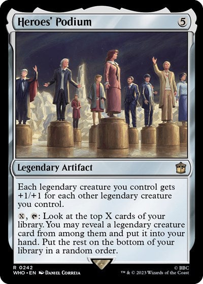 Heroes' Podium (Universes Beyond: Doctor Who) Near Mint