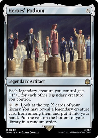 Heroes' Podium (Universes Beyond: Doctor Who) Near Mint