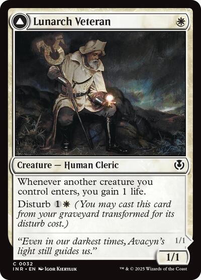 Lunarch Veteran (Innistrad Remastered) Near Mint Foil