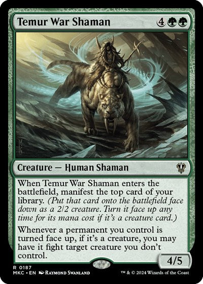 Temur War Shaman (Commander: Murders at Karlov Manor) Near Mint