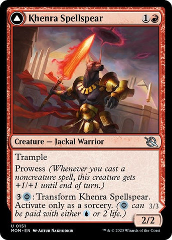 Khenra Spellspear (March of the Machine) Near Mint Foil