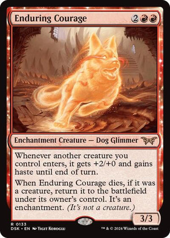 Enduring Courage (Duskmourn: House of Horror) Near Mint