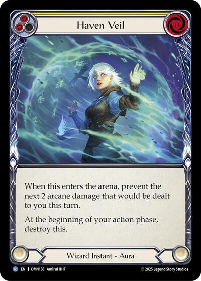 Haven Veil (Yellow) (Omens of the Third Age) Near Mint Foil