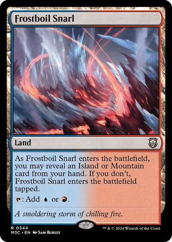 Frostboil Snarl (Commander: Modern Horizons 3) Near Mint
