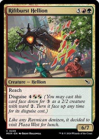Riftburst Hellion (Murders at Karlov Manor) Near Mint Foil