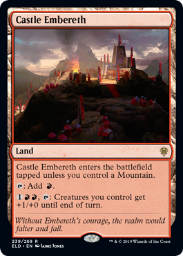 Castle Embereth (Throne of Eldraine) Near Mint