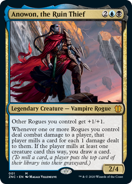 Anowon, the Ruin Thief (Extended Art) (Commander 2020 Zendikar Rising) Near Mint