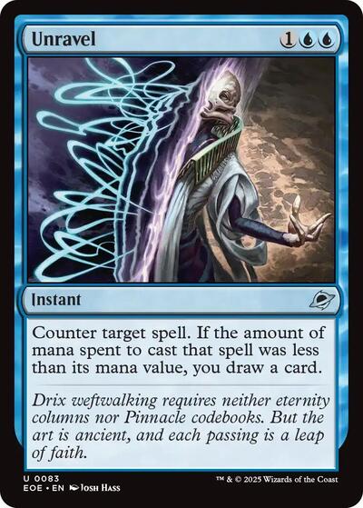 Unravel (Edge of Eternities) Near Mint Foil