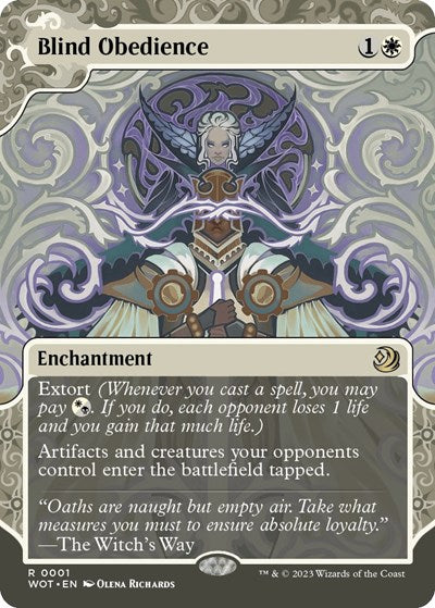 Blind Obedience (Wilds of Eldraine: Enchanting Tales) Near Mint