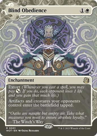 Blind Obedience (Wilds of Eldraine: Enchanting Tales) Near Mint