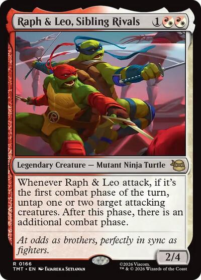Raph & Leo, Sibling Rivals (Teenage Mutant Ninja Turtles) Near Mint