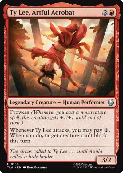 Ty Lee, Artful Acrobat (Avatar: The Last Airbender) Near Mint Foil