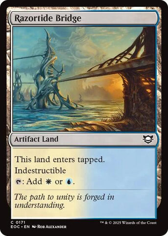 Razortide Bridge (Commander: Edge of Eternities) Near Mint