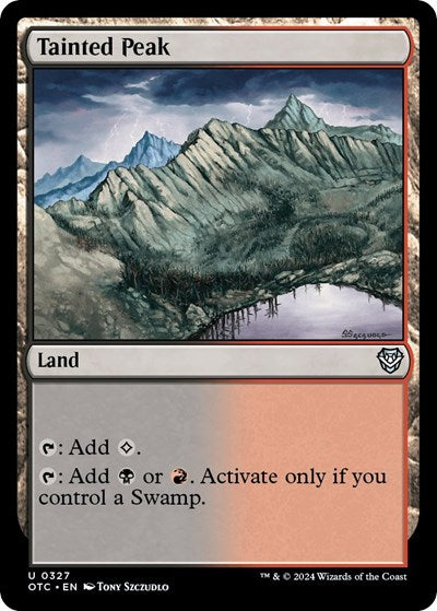 Tainted Peak (Commander: Outlaws of Thunder Junction) Near Mint